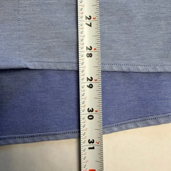 Lululemon Commission Men’s Size Medium/Large Shirt Harbor Blue Button Up - Picture 8 of 8